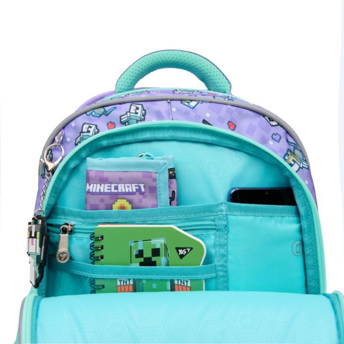 Рюкзак школьный Yes Minecraft Pinky S-72 (550012) изображение 10