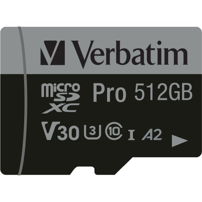 Карта пам'яті Verbatim 512GB microSDXC class 10 UHS-III PRO (47046) зображення 2