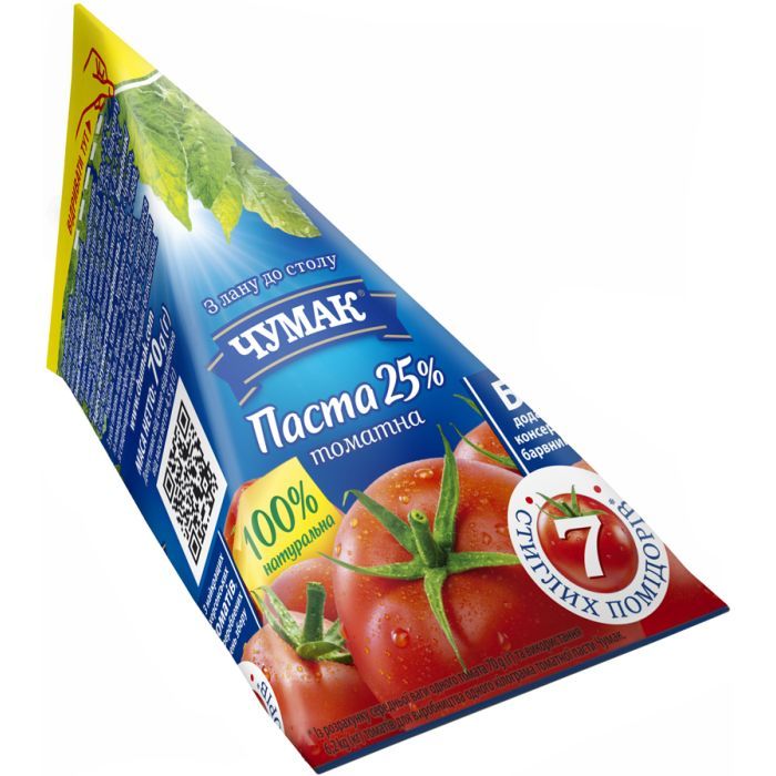 Соус Чумак Томатна паста 25% 70 г (4820001352801)
