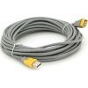Дата кабель USB 2.0 AM/AF 10.0m UF-104 grey yellow VEGGIEG (YT-AM/AF-UF-104)