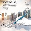 Ручка пір'яна Parker VECTOR 17 XL Metallic Teal CT  FP M (06 212) зображення 7