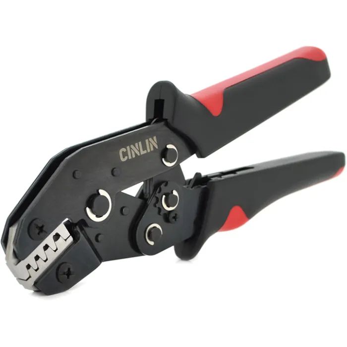 Затиск для клем Voltronic SN-58B для обтискання клем, 0.25-1.5mm2, Black-red (SN-58BR)