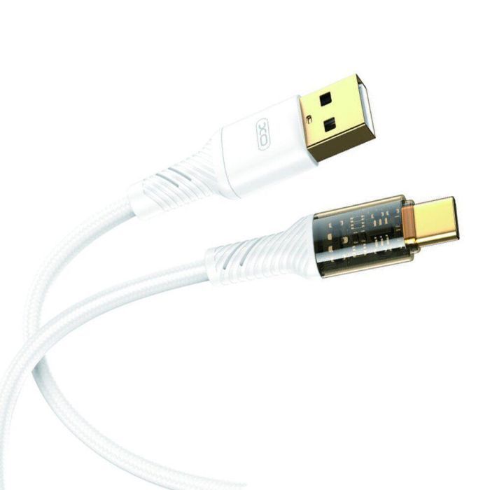 Дата кабель USB 2.0 AM to USB-C 1.0m 2.4A white XO (XO-NB229-TC-1-WH) зображення 2