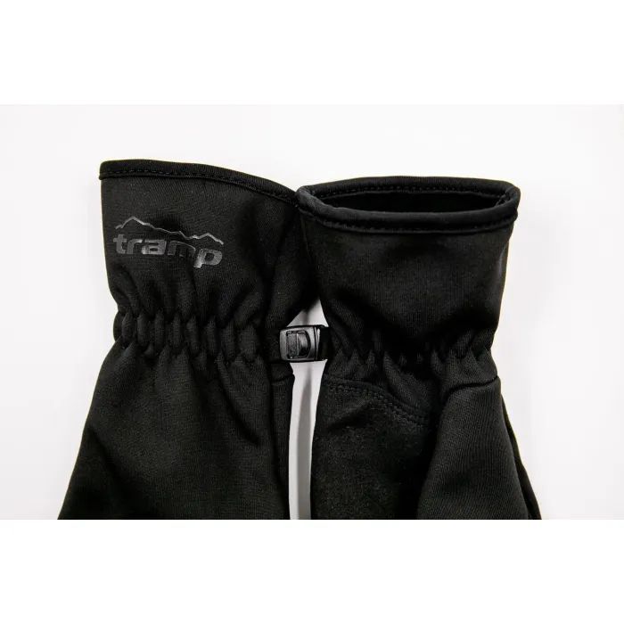 Рукавиці Tramp софтшел чорні XL (UTRGB-004-XL) зображення 4