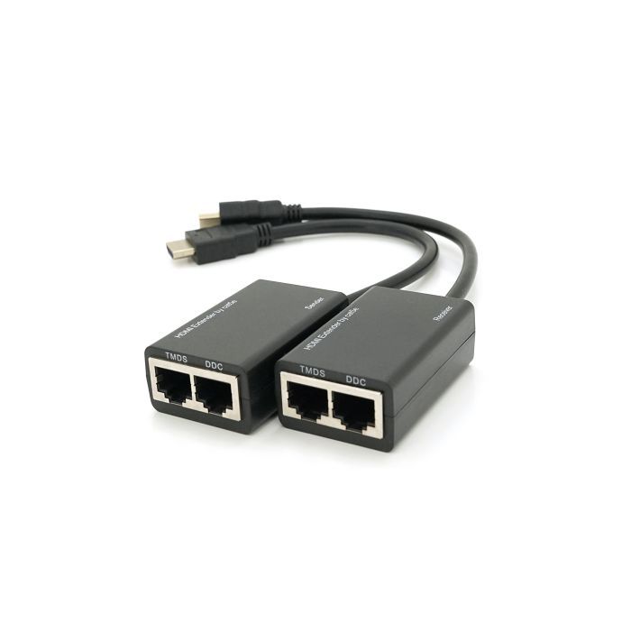 Адаптер HDMI extender passive 30m 2xCAT5E/6 Voltronic (YT-SEP HDMI/2P-30m)
