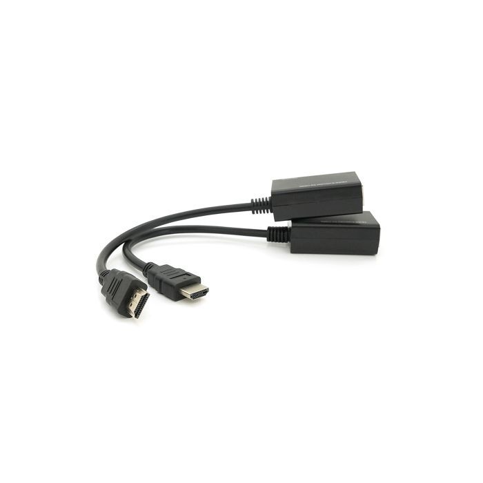 Адаптер HDMI extender passive 30m 2xCAT5E/6 Voltronic (YT-SEP HDMI/2P-30m) изображение 2
