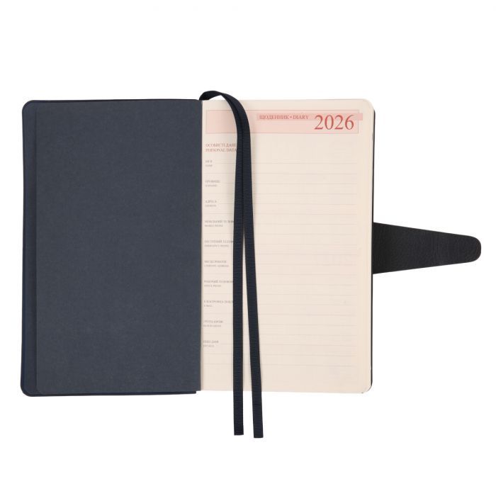 Тижневик Leo planner датований 2026 "Alpha", м‘який, бордовий, 352 сторінки (252630) зображення 6