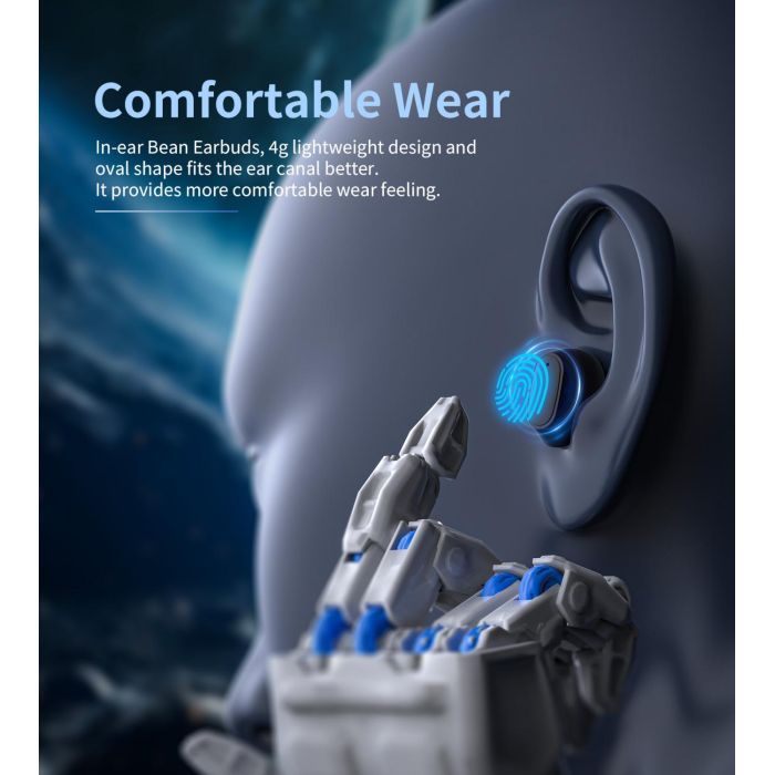 Навушники Choetech TWS Small Cube Purple (BH-T23-PU) зображення 5