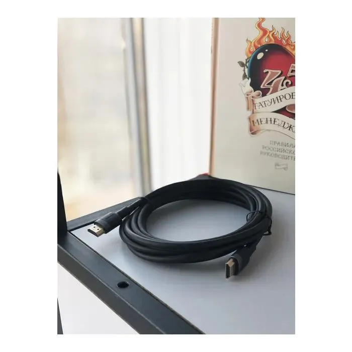 Кабель мультимедийный HDMI M to HDMI M 2.0m 4K Baseus (CADKLF-F01) изображение 8