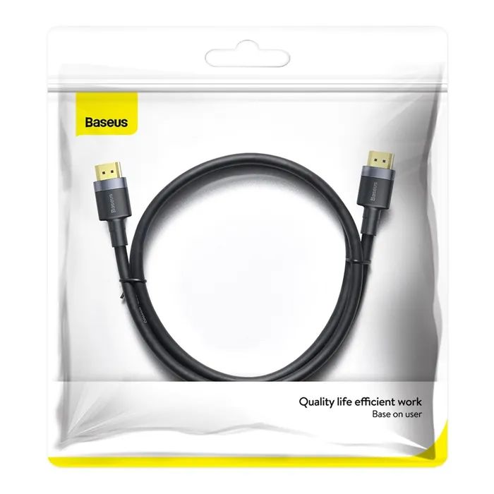 Кабель мультимедійний HDMI M to HDMI M 2.0m 4K Baseus (CADKLF-F01) зображення 9