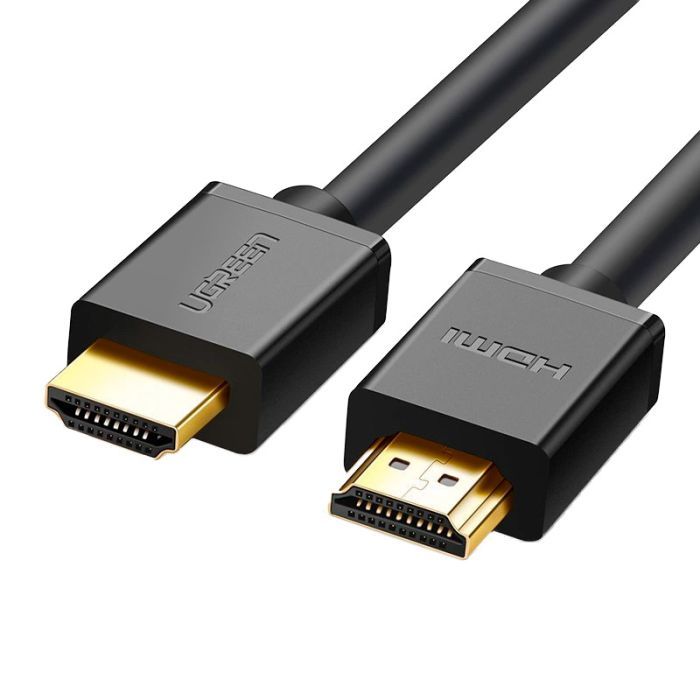 Кабель мультимедийный HDMI M to HDMI M 10.0m HD104 black Ugreen (10110)