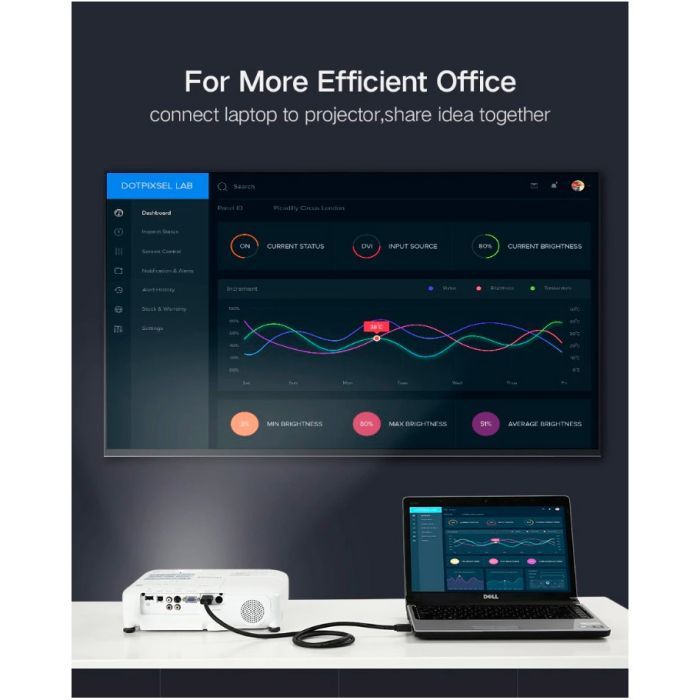 Кабель мультимедийный HDMI M to HDMI M 10.0m HD104 black Ugreen (10110) изображение 6