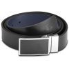 Ремень Semi Line Мужской Кожаный Black/Blue (DAS303137)