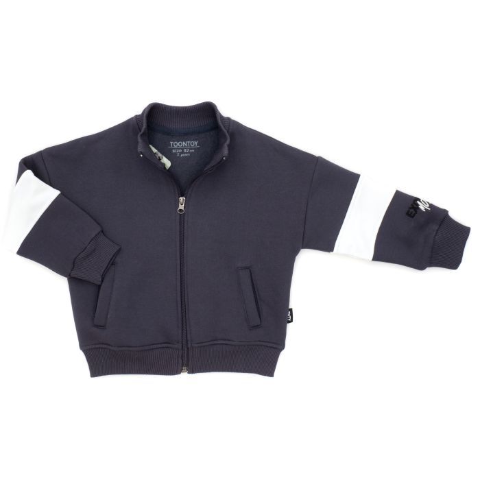 Спортивний костюм дитячий Toontoy однотонний (24296-116B-gray) зображення 2