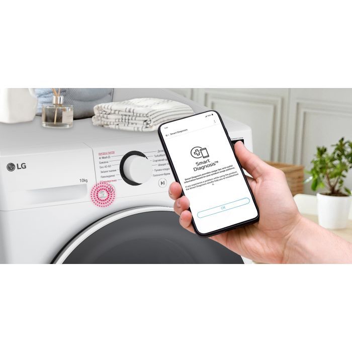 Пральна машина LG F4Y5RS0W зображення 3