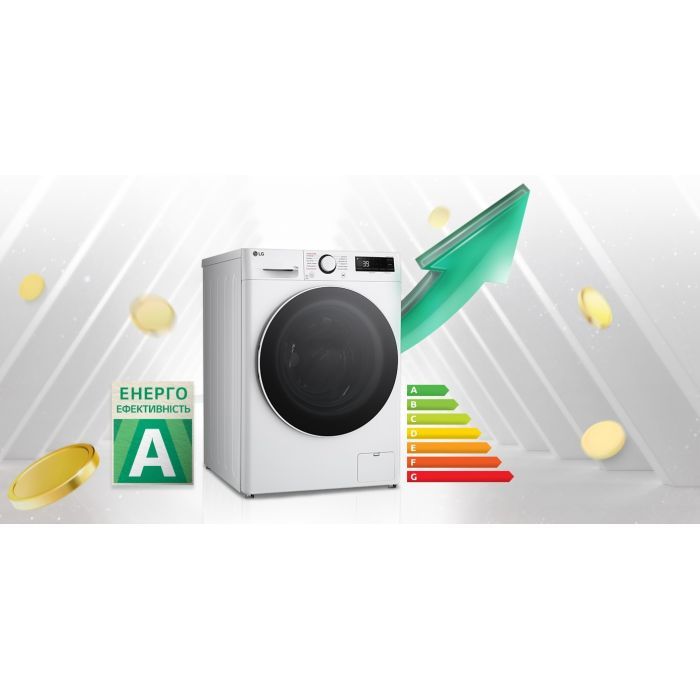 Пральна машина LG F4Y5RS0W зображення 4