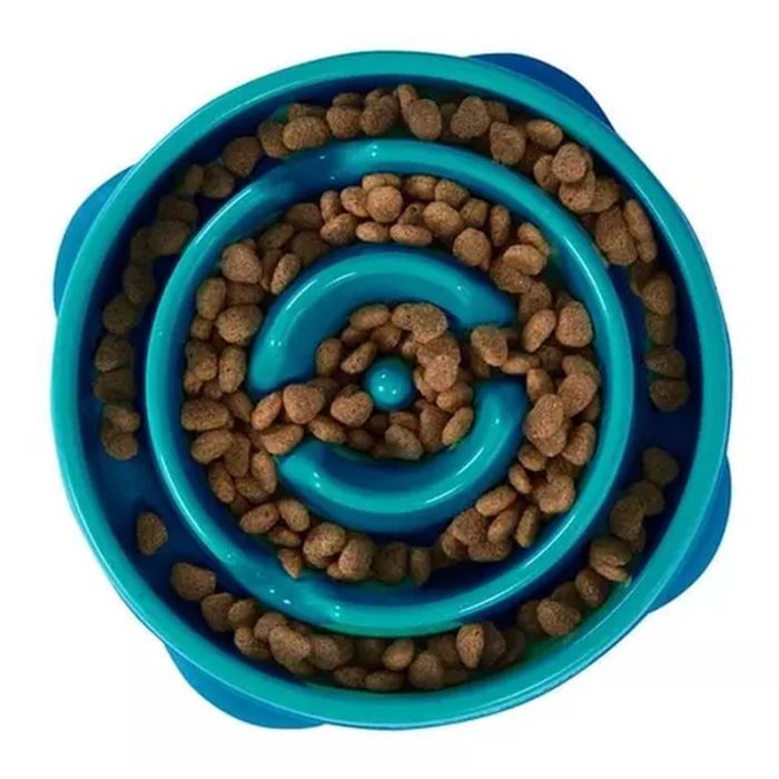 Посуд для собак Outward Hound Миска-лабіринт Fun Feeder Дроп середня бірюзова (0700603510066)