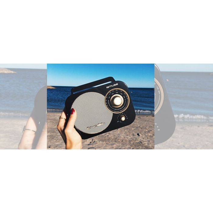 Портативный радиоприемник Muse M-055 RB Wireless Black (M-055 RB) изображение 4