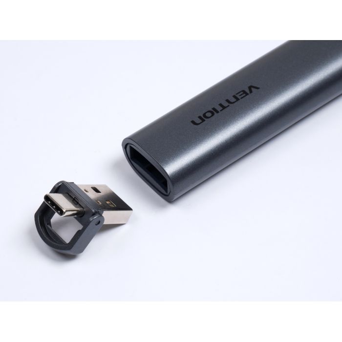 Презентер Vention PowerPoint Clicker with Red Laser Pointer Gray (KQIH0) зображення 7