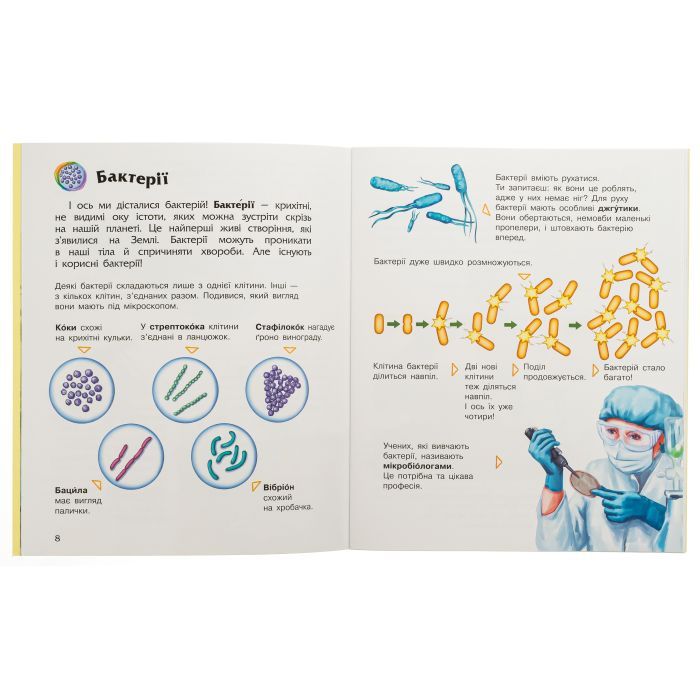 Книга Мікроби. Енциклопедія дошкільника - Юлія Каспарова Ранок (9786170988959) зображення 5