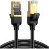 Патч-корд 15м, F/FTP cat 7 RJ-45 black Ugreen (U_11274)
