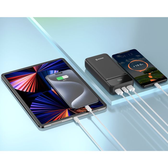 Батарея універсальна SWISSTEN 20000mAh POWER LINE II 22.5W PD QC Black (8595217490628) зображення 4