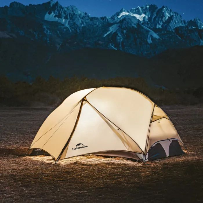 Палатка Naturehike надлегкий двомісний Mongar CNK2550WS016, 15D, сiрий (6927595770504) изображение 12