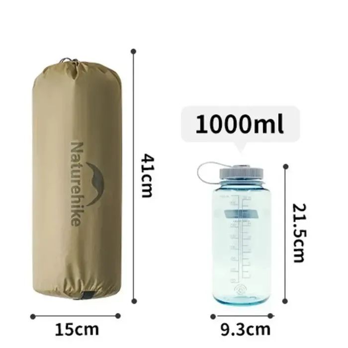 Палатка Naturehike надлегкий двомісний Mongar CNK2550WS016, 15D, сiрий (6927595770504) изображение 9