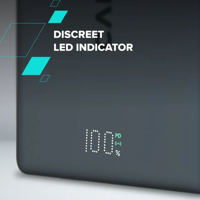 Батарея универсальная Canyon 5000mAh OnPower 500 PD20W Magnetic wireless MagSafe Black (CNS-CPB500B) изображение 8