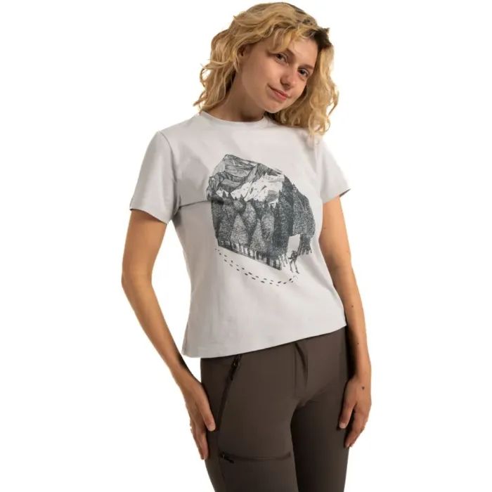 Футболка Turbat Home Wmn glacier gray - L - сірий (012.004.5755)