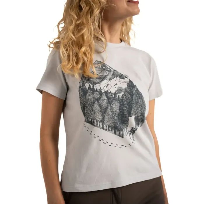 Футболка Turbat Home Wmn glacier gray - L - сірий (012.004.5755) изображение 4