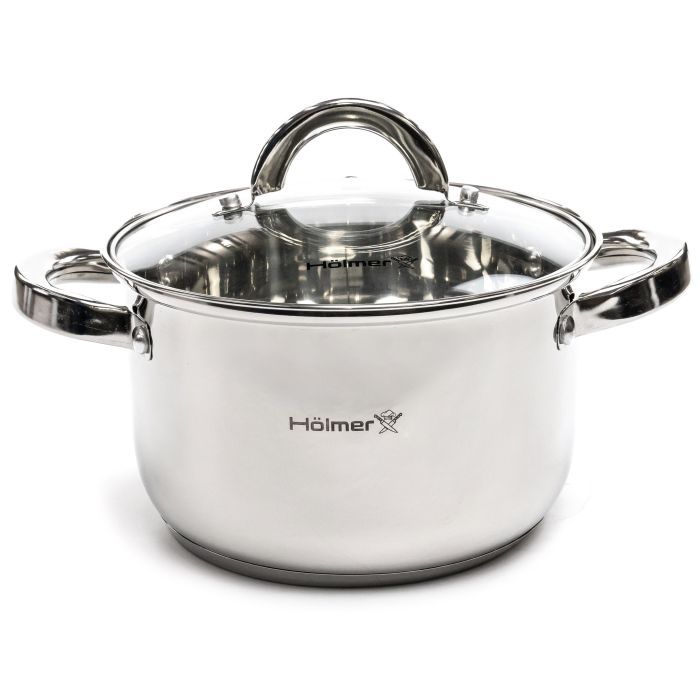 Кастрюля Hölmer з кришкою 3,6л (CR-18435-SS)