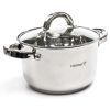 Кастрюля Hölmer з кришкою 2,6л (CR-18426-SS) изображение 2
