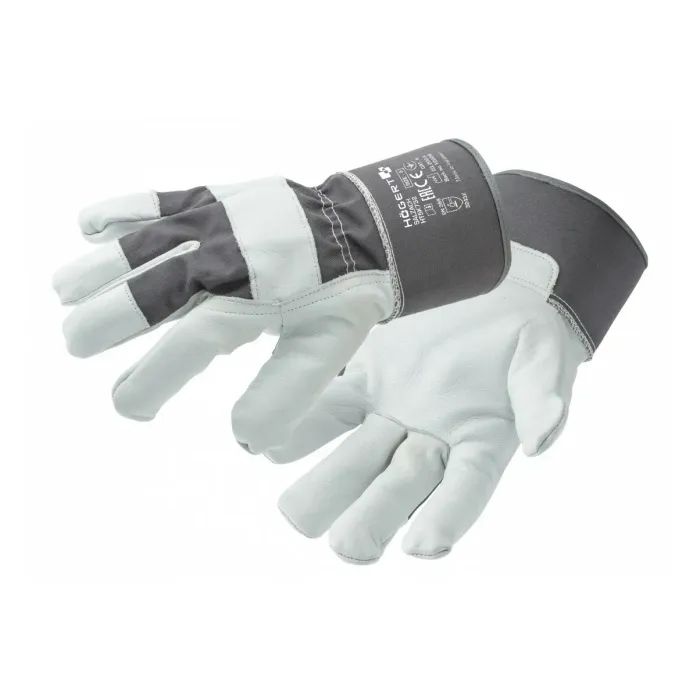 Захисні рукавиці Hoegert SALZACH HT5K732-9 шкіряні графіт, 9 (HT5K732-9)