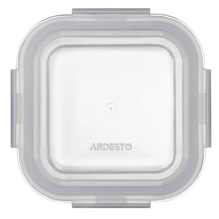 Пищевой контейнер Ardesto Gemini квадратний, 0.31л, боросилікатне скло, прозорий (AR1230BSQ) изображение 2