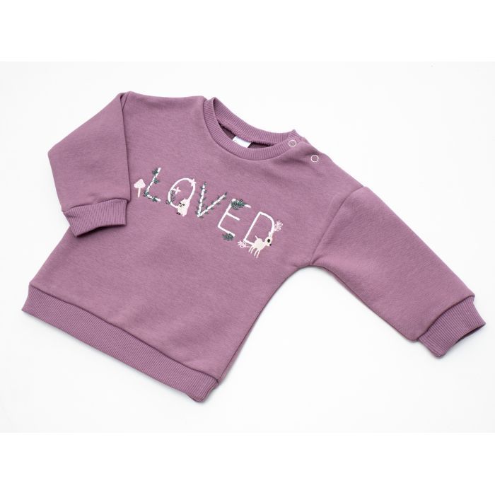 Спортивный костюм детский Soft Kids LOVED (111-74G-lilac) изображение 3