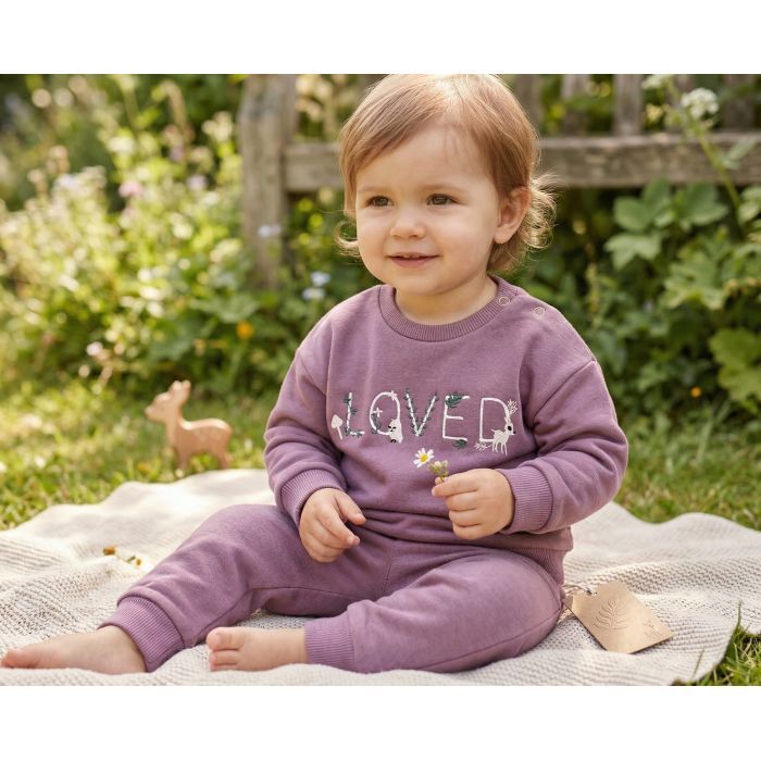 Спортивный костюм детский Soft Kids LOVED (111-74G-lilac) изображение 8