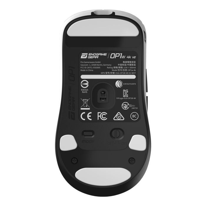 Мышка Endgame Gear OP1 4k v2 Wireless Transparent black (PGW-EG-MOU-073) изображение 10