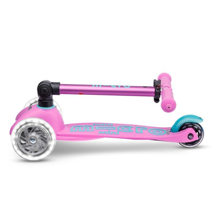 Самокат Micro Mini Deluxe Foldable LED" складний Лавандовий" (MMD398) зображення 5