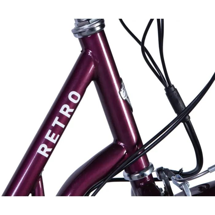 Електровелосипед Dorozhnik 28" eRETRO Vbr FR рама-19" 36B 13А*г 500Вт 2026 чорний (ELB-D-28-113) зображення 2