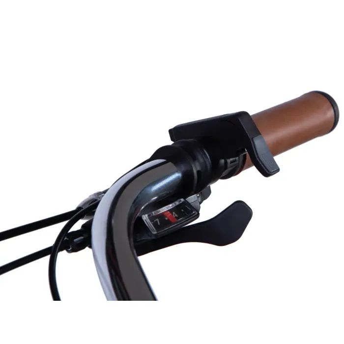 Електровелосипед Dorozhnik 28" eRETRO Vbr FR рама-19" 36B 13А*г 500Вт 2026 чорний (ELB-D-28-113) зображення 3