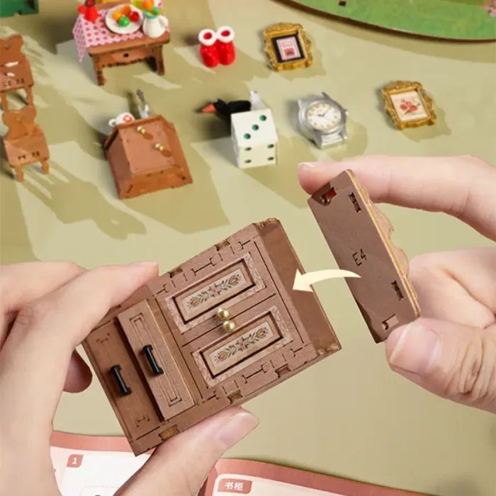 Конструктор Robotime Rolife деревянный 3D Сказочный домик на (DG179) изображение 3