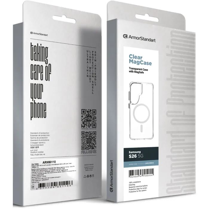Чехол для мобильного телефона Armorstandart Clear MagCase Samsung S26 5G Transparent (ARM88864) изображение 3