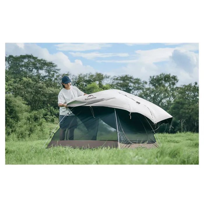 Палатка Naturehike Greek Style CNK2300ZP024 світло-кавовий (6977465866370) изображение 12