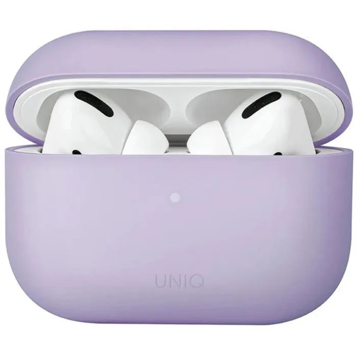 Чехол для наушников Uniq Lino AirPods Pro 2 gen Silicone Lilac lavender (8886463683569)