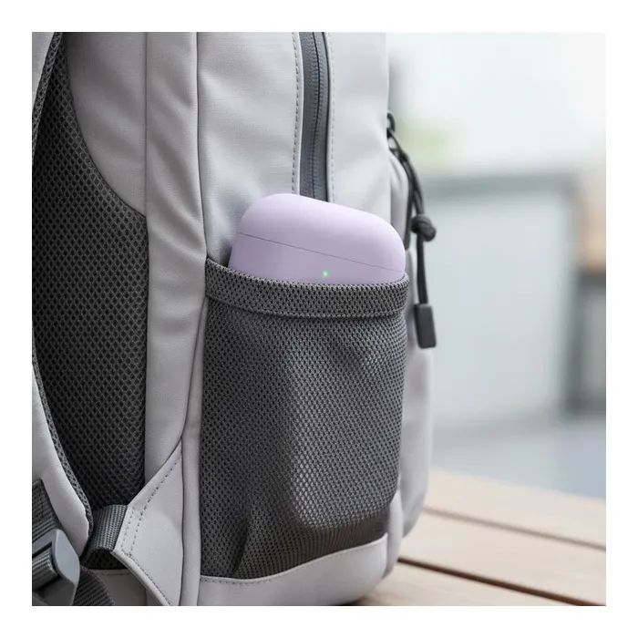 Чехол для наушников Uniq Lino AirPods Pro 2 gen Silicone Lilac lavender (8886463683569) изображение 9