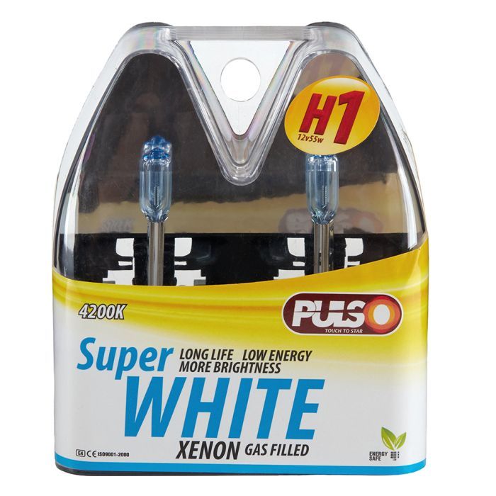 Автолампа PULSO H1/P14.5S 12v55w super white/plastic box (LP-12551) изображение 3