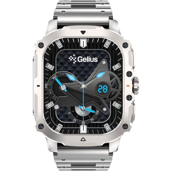 Смарт-годинник Gelius Tactical Heavy (GP-SW016) Silver Titan (2099901019103) зображення 2