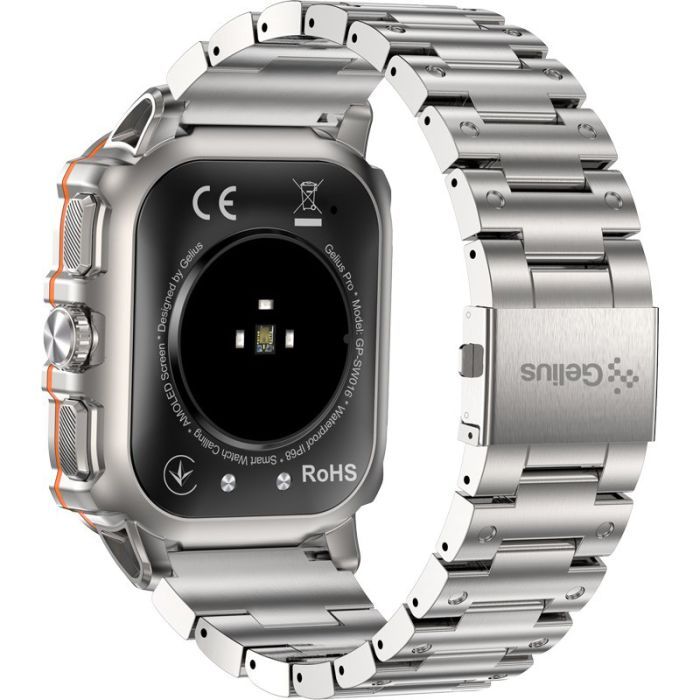 Смарт-годинник Gelius Tactical Heavy (GP-SW016) Silver Titan (2099901019103) зображення 4