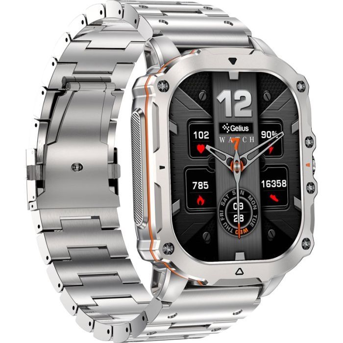 Смарт-годинник Gelius Tactical Heavy (GP-SW016) Silver Titan (2099901019103) зображення 5